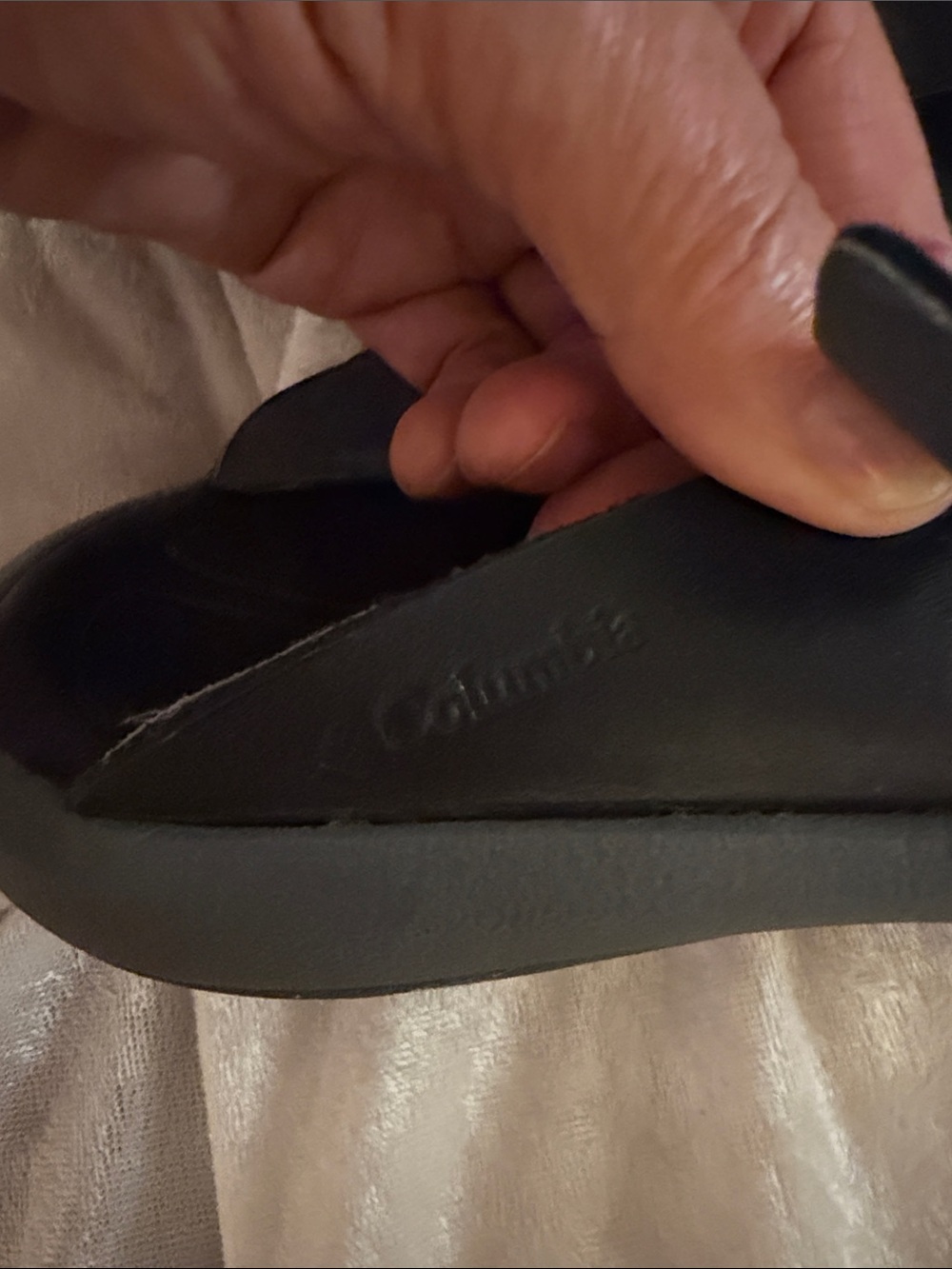 Columbia Black Two-Strap Outdoor Sandals 10 - Picture 6 of 6